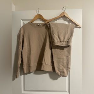 Bohme | Sweater & Sweatpants Set | Beige | Size M